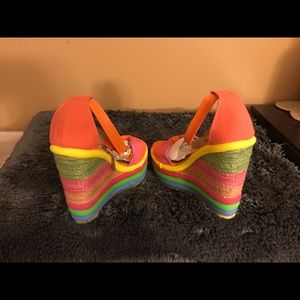 Multi color sandals